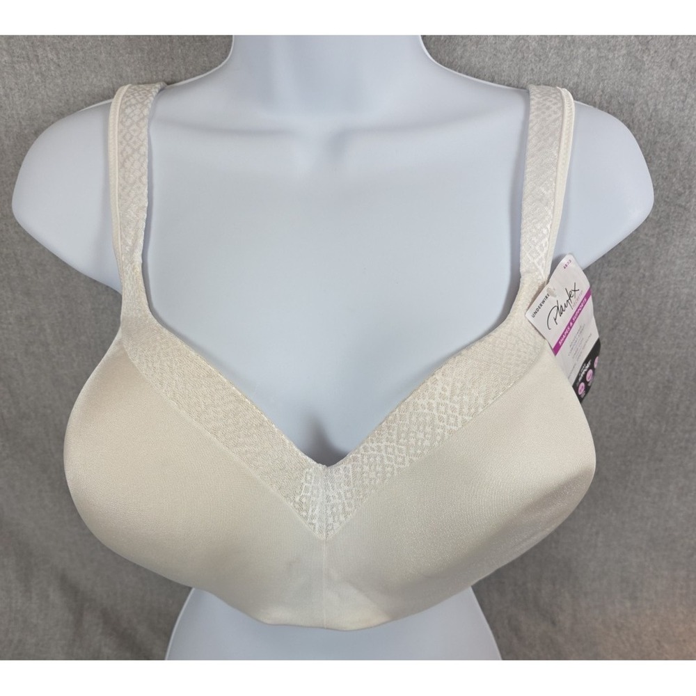 Playtex 4823 Secrets Underwire Lined Balconette Bra Size 40DD Shape Support NEW